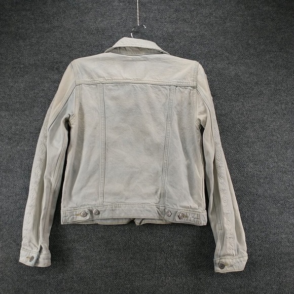 Levi's Women's Button-Up Denim Jean Jacket Blue Medium 100% Cotton - Picture 6 of 14